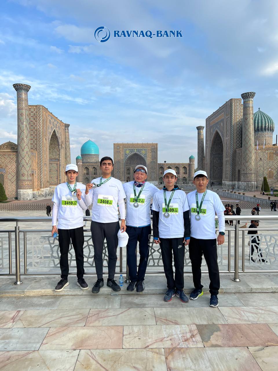  Ravnaq-bank принял участие в благотворительном марафоне Samarkand Marathon